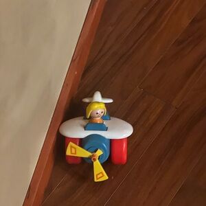 Fisher-Price Blue and Red Toy Plane